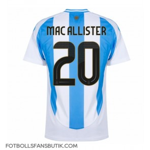 Argentina Alexis Mac Allister #20 Replika Hemmatröja Copa America 2024 Kortärmad